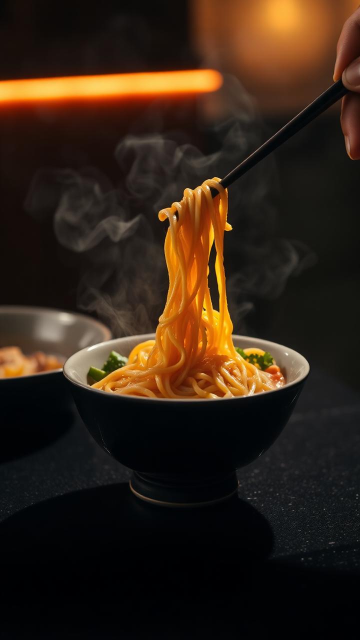 A trending dish being served under warm light